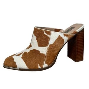 Steve Madden cowhide heels Mule‎ western y2k Sadler